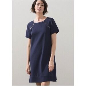 Chico's Zenergy Zipper Detail Short Sleeve
Classic Navy‎ Dress Size 12-14 Large
